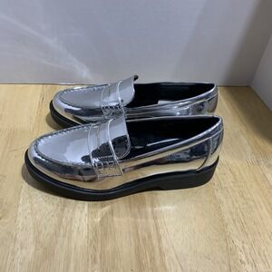 Worthington Ellen Chrome Silver  Loafers‎ | Women's Size 7 $65